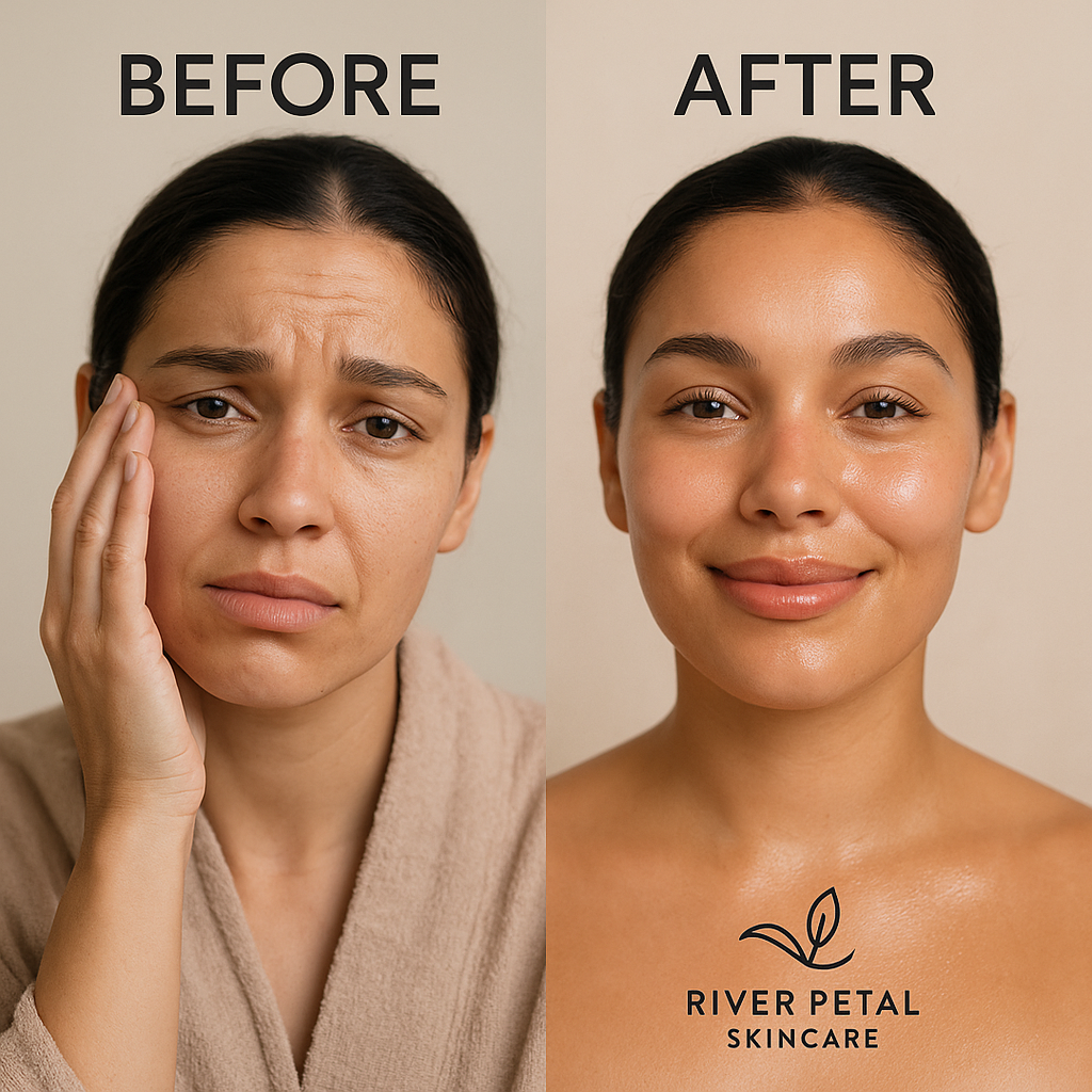 River Petal Skincare™ GlowQuench Collagen Gel Mask